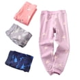 thumbnail image 1 of Esaierr Kids Baby Toddler Boys Girls Winter Leggings Kids Cartoon Printing Cotton Pants Kid Thick Warm Stretch Pants for 2-7 Years Old, 1 of 7