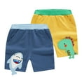 thumbnail image 1 of Esaierr Kids Baby Toddler Boys Summer Shorts Pants Boys Elastic Waist Dinosaur Cotton Shorts Kids Solid Short Pants,Sizes 1-10T, 1 of 8