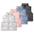 thumbnail image 1 of Esaierr Kids Baby Winter down Puffer Vest Jacket for Boys Girls,Little Big Girls Waistcoat Snow Coat Thick Warm High Neck Thermal Casual Padded Sleeveless Jacket Outerwear Jacket for 1-9Y, 1 of 8