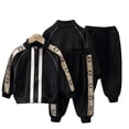 thumbnail image 1 of Esaierr Kids Boys Clothes Outfits for Toddler Baby 2PCS Sportswear Outfits Top + Long Pants Set Long-Sleeved Autumn Winter Warm Comfortable Set for 1-8Y, 1 of 5