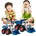 thumbnail image 1 of Esaierr Kids Boys Large Construction Car Toys Play Truck,3-7Y Large Digger Vehicle Toys for Boys Learning Building Toys Car, 1 of 6