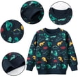 thumbnail image 1 of Esaierr Kids Boys Pullover Sweatshirt for Toddler Boys Sweatshirt Crewneck Dinosaur Long Sleeve Sweater for 1-10Y, 1 of 5