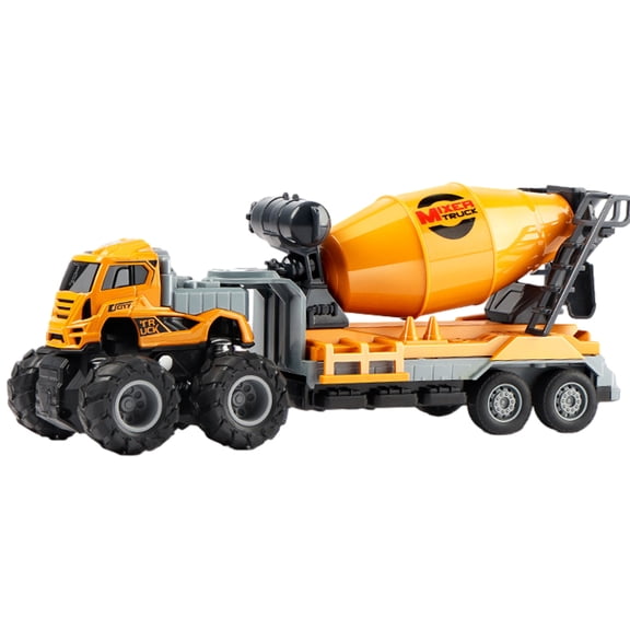 Esaierr Kids Construction Vehicle Toys Excavator Dumper Truck Cement Truck Puzzle Engineering Toy Vehicle Birthday Gift for Boys and Girls 3+ Years Old