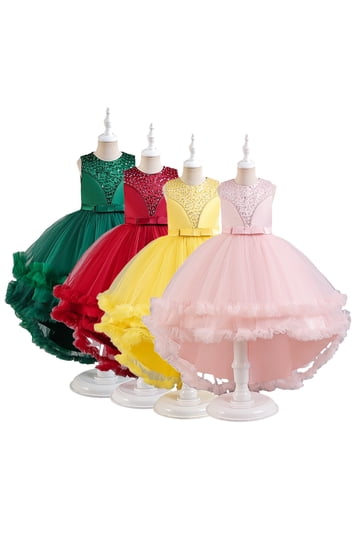 strapless open back dress Pink Puffy Ball Gown Princess Sweetheart Tulle Formal Dress with White –  Cutedressy main image 0