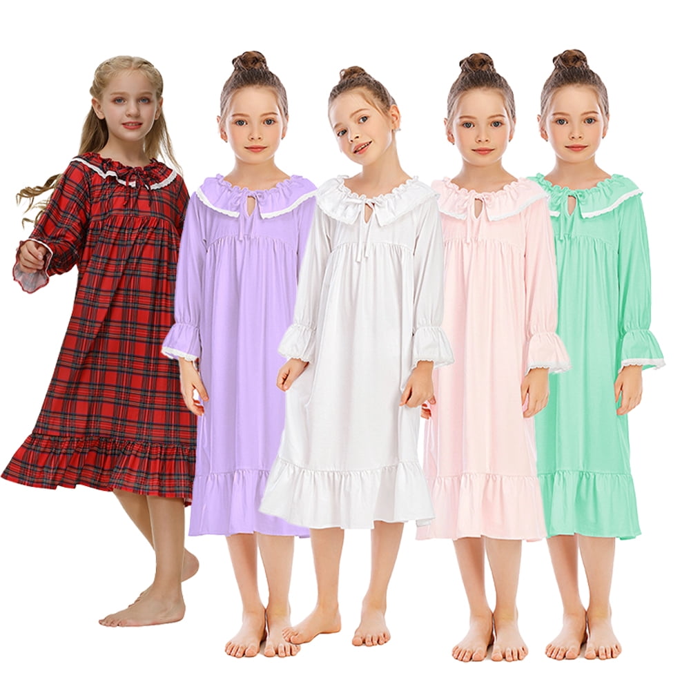 Long sleeve online nightie kids