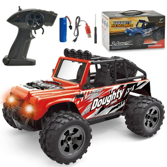 Esaierr Kids Remote Control Cars Toys, Hobby Truck Toys,2.4 Wireless Remote Control Two Wheel Drive Off-Road Climbing Vehicle