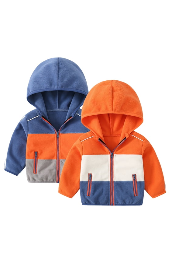 Kids Spring Fall Hooded Jacket ToddleR Lightweight Hooded Coat Baby Girls Boys Spring Windbreaker Spring Fall Hooded Outerwear for Kids 2-12Y