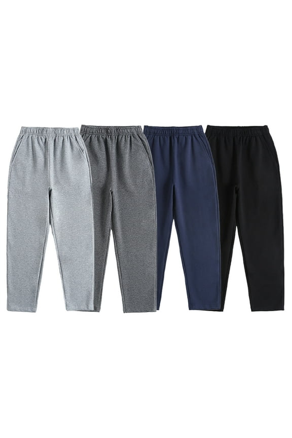 Kids Spring Summer Sweatpants for Boys Girls,Big Boys Girls Jogger Pants Youth Sports Trousers Breathable Cotton Elastic Waist Pants with Pockets for 4-14Years