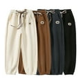 thumbnail image 1 of Esaierr Kids Toddler Autumn Winter Activewear Pants for Boys Girls,3-10Y Baby Joggers Trousers Kid Casual Joggers Pants Warm Elastic Waist Unisex Jogger Sweatpants, 1 of 6