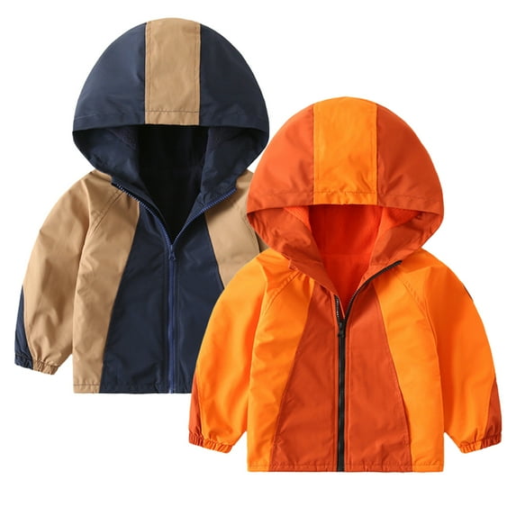 Esaierr Kids Toddler Boys Girls Winter Hooded Fleece jacket Coats 1-7Y Waterproof Ski Snow Jacket Warm Fleece Outwear Parka Raincoats Casual Sportswear Coats