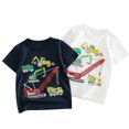 thumbnail image 1 of Esaierr Kids Toddler Boys Soft T-Shirt Short Sleeve Tees 1-10Years Baby Summer Soft Cotton TShirts Tees Cartoon T-Shirt,Size1-10T, 1 of 7