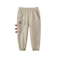 thumbnail image 1 of Esaierr Esaierr Kids Toddler Boys Sweatpants Little Boys Summer Spring Jogger Pants Athletic Pants Baby New Cotton Cute Elastic Waist Trousers Mosquito proof Pants ,Size 1-9T, 1 of 5