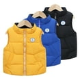 thumbnail image 1 of Esaierr Kids Toddler Boys Winter Puffer Vest Outwear Baby Thickened Warm Padded Sleeveless Jacket Coats Zip-Up Light Casual Warm Waistcoat Outwear Kid Weighted Vest for 1-8 Years, 1 of 7