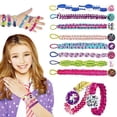 thumbnail image 1 of Esaierr Kids Toddler Friendship Bracelet Making Rope Weaver Set for Girls DIY Braided Rope Jewelry Making Kit Materials Toys Girls Birthday Gift 5-10T, 1 of 8