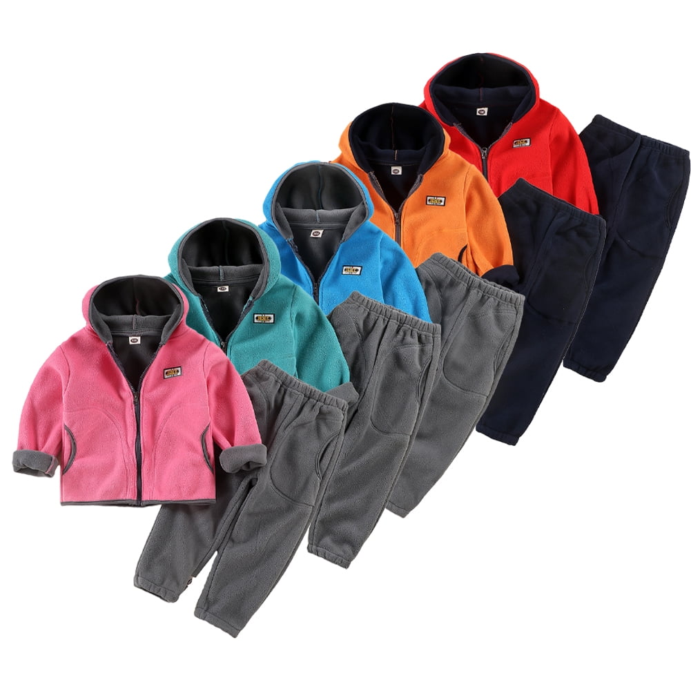 Esaierr Kids Toddler Girls Boys Fall Winter Sweatsuit Sweatpants Set