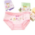 thumbnail image 1 of Esaierr Kids Toddler Girls Cotton Brief Breathable 2-12Y Baby Panties Kids Assorted Underwears Little Girls'briefs Toddler Undies 4 Pieces, 1 of 8