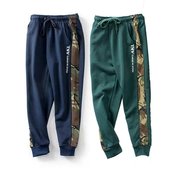 Esaierr Kids Toddler Jogger Sweatpants for Boys 5-13Y Baby Spring Fall Sweat Pants Elastic Waist Casual Jogger Pants