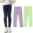 thumbnail image 1 of Esaierr Kids Toddler Legging Trousers for Girls,Baby Tight Stretch Snug Fitting Long Pant Leggings Active Leggings Solid Color Soft Comfortable Pants for 2-10 Years, 1 of 7