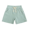 thumbnail image 1 of Esaierr Kids Toddlers Boys Girls Shorts Elastic Waist Summer Casual Short Pants Baby Solid Pants Five-Quarter Pants 9M-5T, 1 of 9