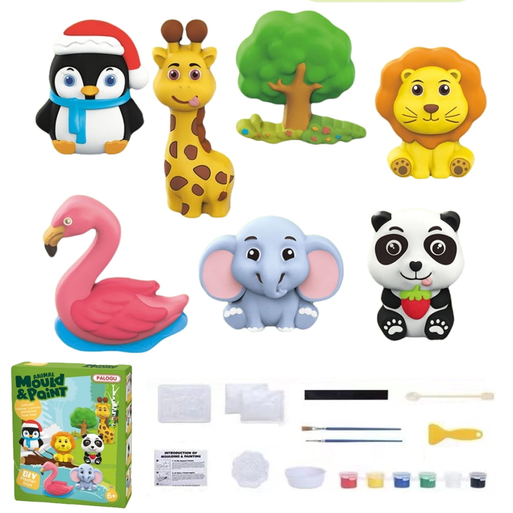 Esaierr Kids Toddlers DIY Painting Kit Set Toys,Painting Kit Gypsum Doll,Art Set Toys Baby