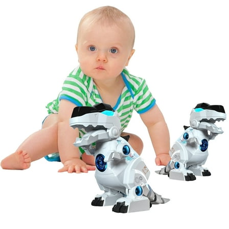 Esaierr Kids Toddlers Electric Dinosaur Toys Hand Made Model Toys Lights and Realistic Sounds, For Kids 3+ Boys and Girls