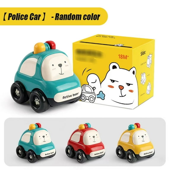 Esaierr Kids Toy Car,Bidirectional Inertia Car,Fall and Wear Resistance,Baby Engineering Car Model
