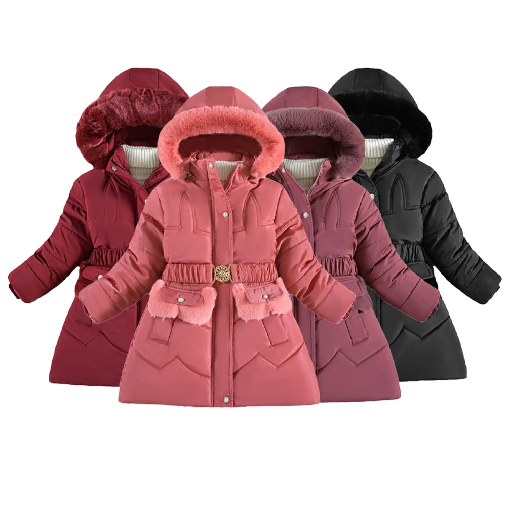 Esaierr Kids Winter Jacket Coats for Girls,Teen Girls Long Fleece Coats ...