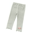 thumbnail image 1 of Esaierr Little Girls Footless Leggings Tight Cotton Thin Leggings Toddler Baby Solid Skinny Stretch Trousers Legging 1-7 Years, 1 of 9