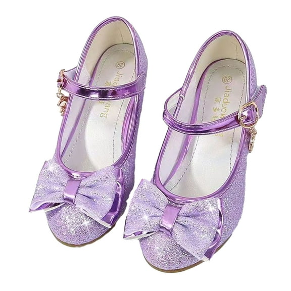 Esaierr Littler Girls Dress Shoes Wedding Party Heel Princess Shoes Flats for Kid Toddle Mary Jane Shoes
