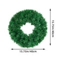 thumbnail image 1 of Esaierr Rattan Wreath Plastic Wreath Home Decor Stay Fresh For Years Rustic Farmhouse Holiday Home Decor, Christmas Wreath Set Up Prop, 1 of 3