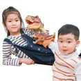 thumbnail image 1 of Esaierr Soft Rubber Dinosaur Hand Puppets Toys Realistic Animal Models Dino Head Glove Toys for Kids Boys Girls Dinosaur Toys 3+ Years Old, 1 of 7