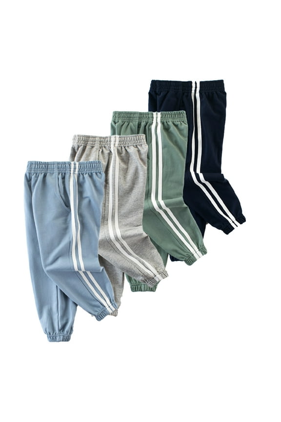 Toddler Baby Boys Elastic Pants Trousers,Spring Fall Trousers,Fashion Sports Pants for 1-8 Years Old