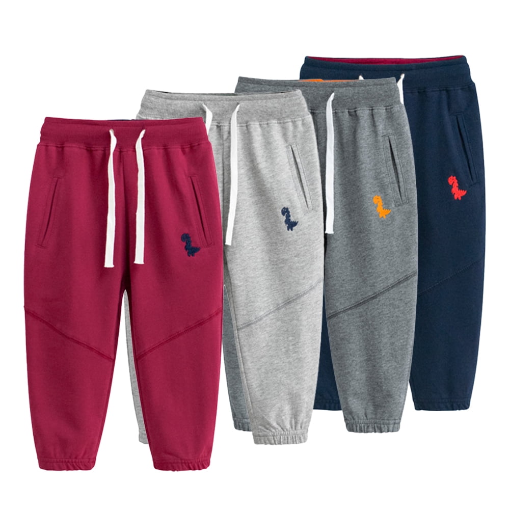 Esaierr Toddler Baby Boys Sweatpants for Kids Jogger Pants Dinosaur Pants Cotton Casual Pants