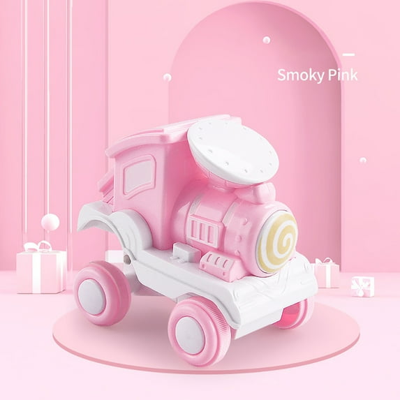 Esaierr Toddler Baby Toy Car Pressing Tumbling Locomotive Toy Car Edge Smooth Safety and Durability Suitable for Baby 3-6 Years Old