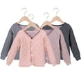 thumbnail image 1 of Esaierr Toddler Baby Winter Coats Kids Boys Girls Warm Cotton Jacket Clothes Long Sleeve Thick Cotton Outerwear for 2-10Y, 1 of 5
