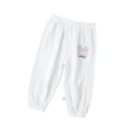thumbnail image 1 of Esaierr Toddler Boy Girl Casual Basic Plain Soft Pant 6M-5T Baby Summer Fall Comfy Cotton Linen Bloomers Pants, 1 of 10