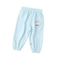 thumbnail image 1 of Esaierr Toddler Boy Girl Casual Basic Plain Soft Pant 6M-5T Baby Summer Fall Comfy Cotton Linen Bloomers Pants, 1 of 9