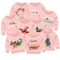 thumbnail image 1 of Esaierr Toddler Boys Girls Christmas Sweatshirt for Kids 2-7Y Cartoon Printing Pullover Long Sleeve Bottoming Shirt Fall Winter Sweater Tops, 1 of 5