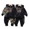 thumbnail image 1 of Esaierr Toddler Boys Tracksuits Camo 2Pcs Outfit 6M-4Y Kids Boys Hooded Sweatshirts Jogger Pants Set Newborn Spring Autumn Sweatsuit Trousers Baby Sweatshirt Sweatpants Outfit, 1 of 8
