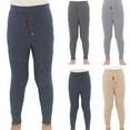 thumbnail image 1 of Esaierr Toddler Boys Warm Comfort Legging for Kids Winter Stretch Pants Fleece Trousers for 2-14, 1 of 4