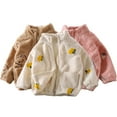 thumbnail image 1 of Esaierr Toddler Fleece Jacket Kids Lightweight Warm Winter Coat Long-Sleeved Outwear for Baby Boys Girls 1-12Y, 1 of 5