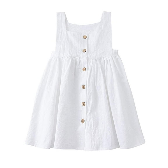 Esaierr Toddler Girls Dresses，kids Summer Casual Dresses Little Girls Cute Sweet Dress for 2-8 Y
