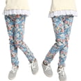 thumbnail image 1 of Esaierr Toddler Girls Jeans Pants for Flower Pants Long Pants Printed Autumn Winter Pants for 3-19Y, 1 of 5