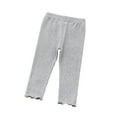 thumbnail image 1 of Esaierr Toddler Girls Legging Pants Baby Tights Pants Solid Color Footless Baby Toddler Long Pant for 1-5 Year, 1 of 8