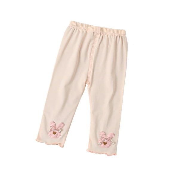 Esaierr Toddler Girls Legging Pants Baby Tights Pants Solid Color Long Pant for 1-4 Years