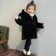 thumbnail image 1 of Esaierr Toddler Infant Kids Fleece Jackets Coats 9M-8Y Fashion Bear Ear Coats Warm Snowsuit Fall Winter Thick Soft Clothes for Girls Boys, 1 of 7