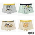 thumbnail image 1 of Esaierr Toddler Kids Boys Boxer Briefs Shorts Cotton Underwear for Juniors Boys 4 Pack Antibacterial Panties Boxer Size 2-18T, 1 of 9
