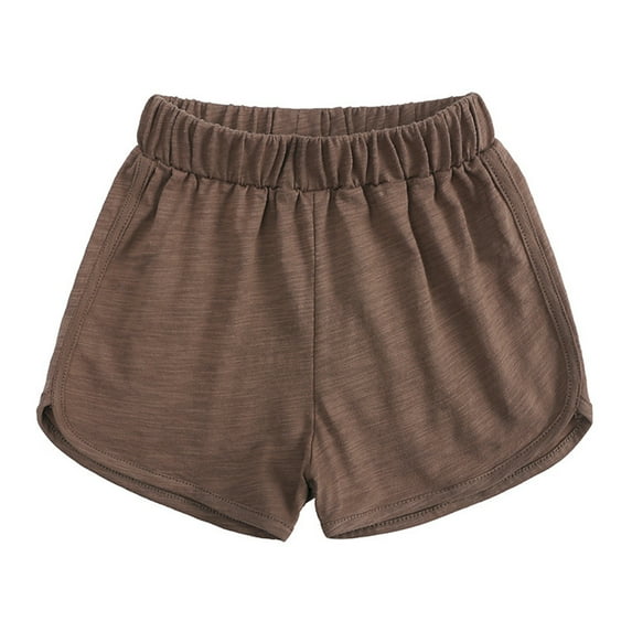 Esaierr Toddler Kids Boys Girls Shorts 9M-7Y Baby Soft Comfy Shorts Cotton Shorts Sports Shorts Athletic Sweat Shorts with Pockets