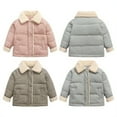 thumbnail image 1 of Esaierr Toddler Kids Puffer Down Jacket Coats for Boys Girls Winter Warm Puffer Jacket Outerwear 2-10 Y Thickened Plaid Outwear Children Clothing, 1 of 9