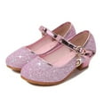 thumbnail image 1 of Esaierr Toddler Little Big Kids Girls Mary Jane Shoes Wedding Party Heel Princess Shoes Flower Girls Shoes Flats (Little/Big Kid), 1 of 8